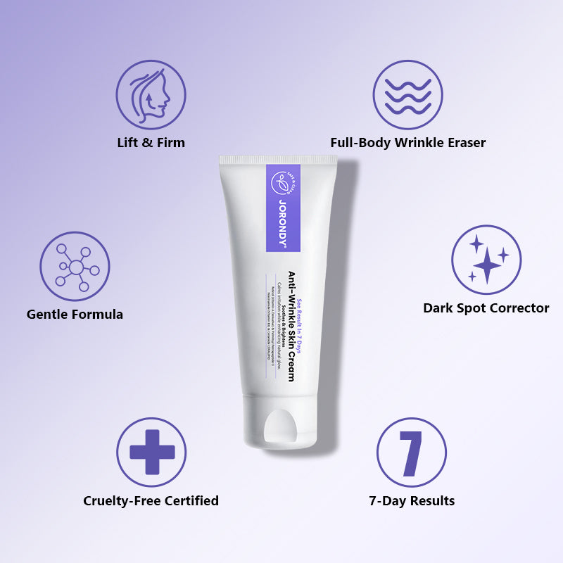 Jorondy® Anti-Wrinkle Skin Cream for Remove Wrinkles, Firms Skin, Whitening - Last Day Sale🔥90% OFF🔥