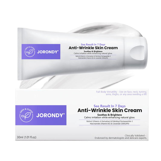👨‍⚕️Jorondy® Anti-Wrinkle Skin Cream for Remove Wrinkles, Firms Skin, Whitening - Last Day Sale🔥90% OFF🔥