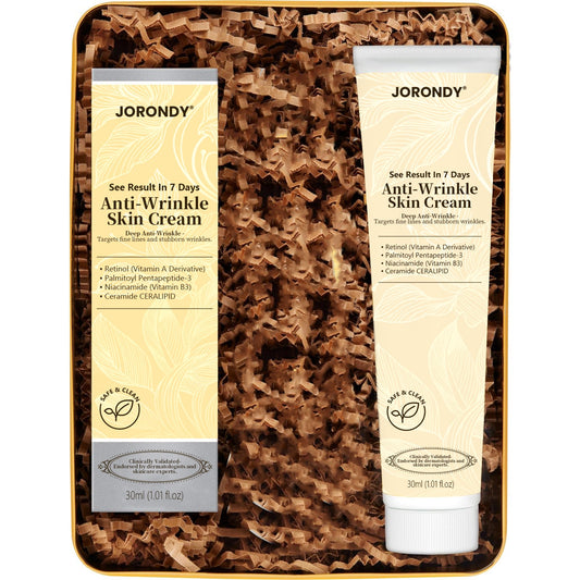 Jorondy® Anti-Wrinkle Skin Cream for Remove Wrinkles, Firms Skin, Whitening - Last Day Sale🔥90% OFF